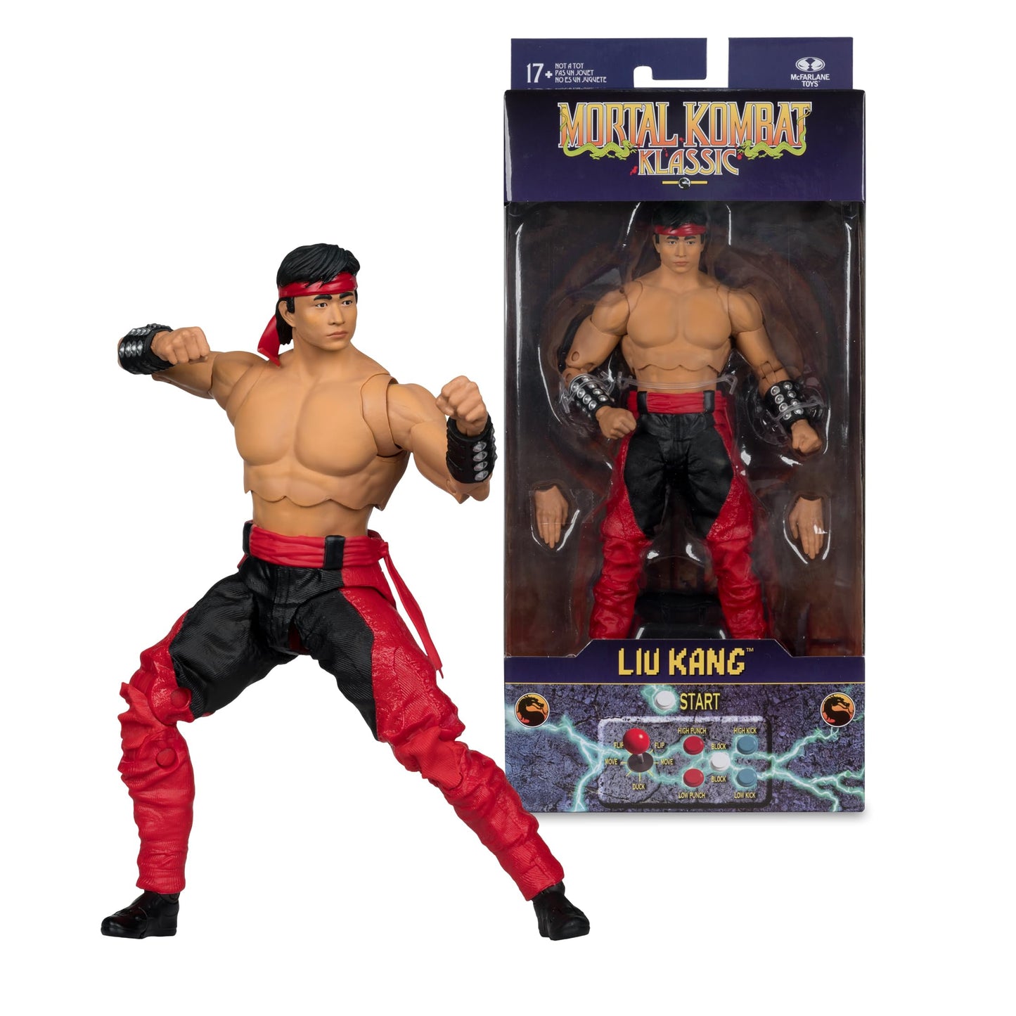 McFarlane Toys- Mortal Kombat Klassic Liu Kang 7in Action Figure