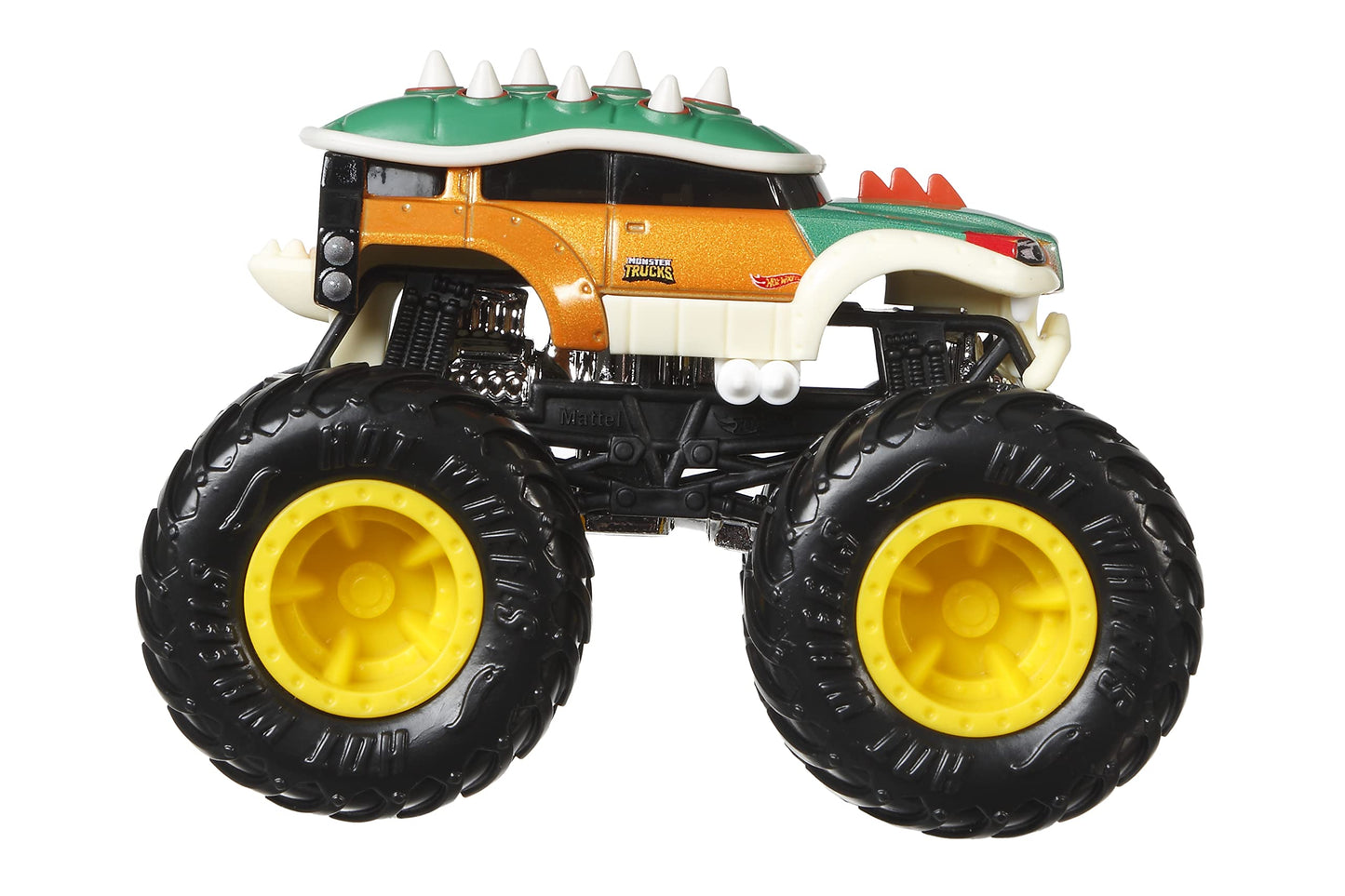 Hot Wheels Monster Trucks Pack 2 Nintendo Toy Cars 1:64 Scale Gift for Kids 3+ Years (Mattel HDH82)