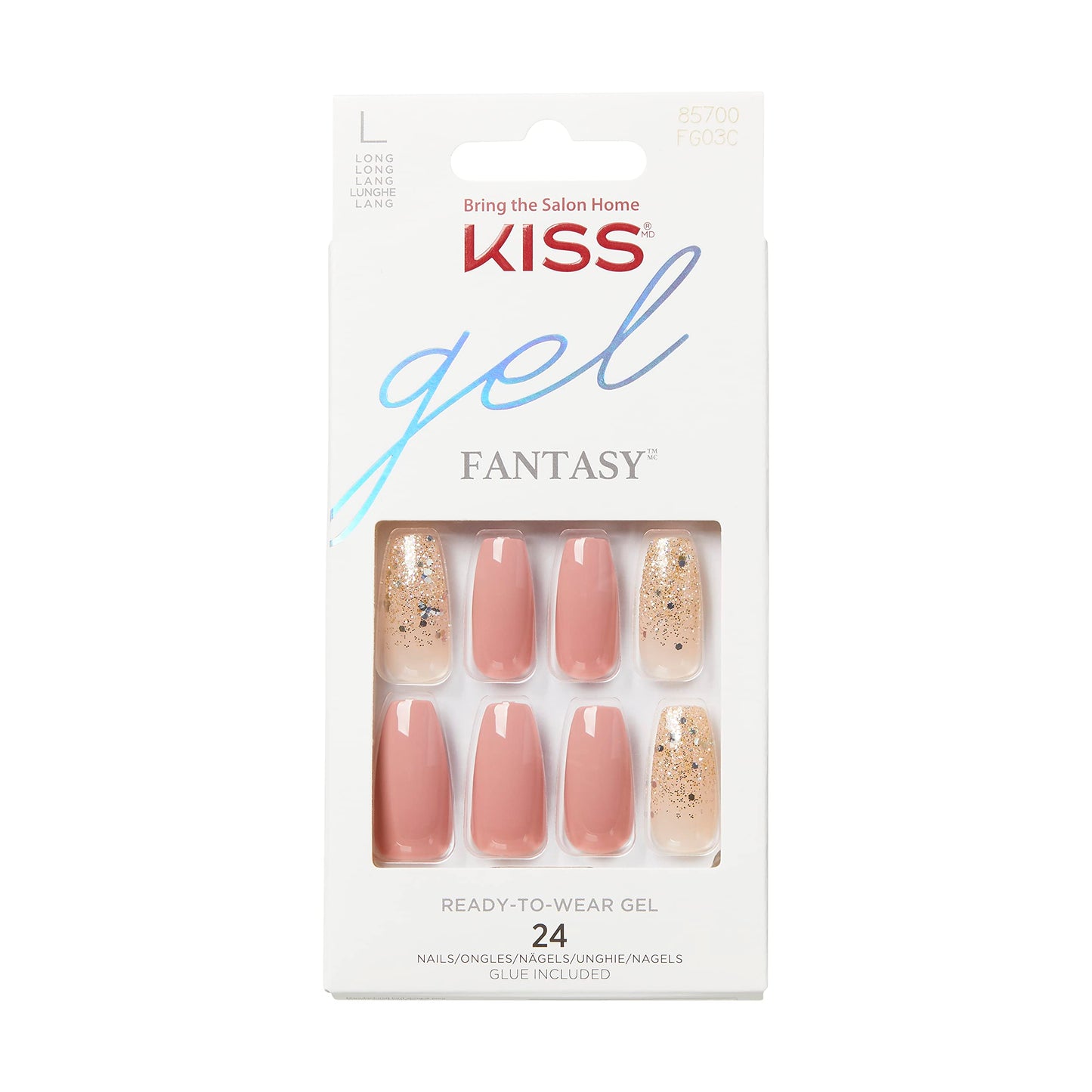 GEL FANTASY NAILS MIDNIGHT SKY Beauty & Personal Care KISS