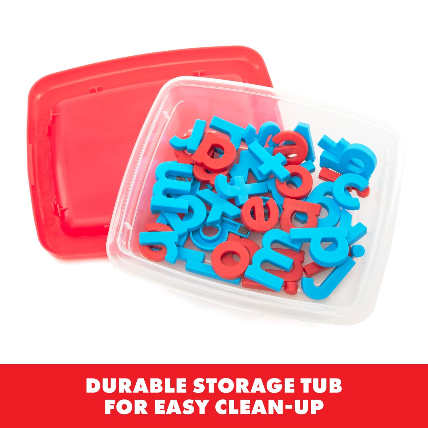 Educational Insights AlphaMagnets – 42 Color-Coded Lowercase Magnetic Letters for Kids, Perfect for Preschool, Homeschool & Classroom, Ages 3+