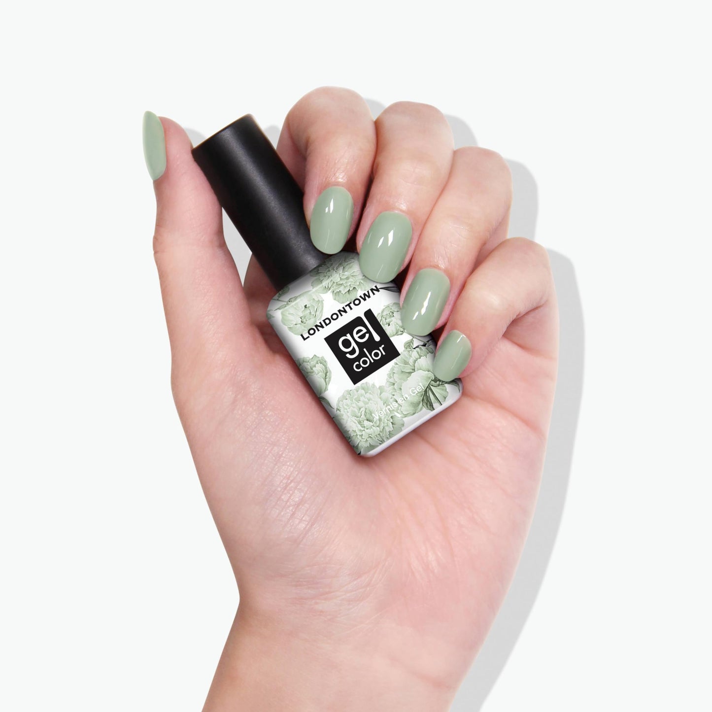 LONDONTOWN UV/LED Gel Nail Polish, Glossy Sage Green, Lichen, 0.4 Fl Oz, Long Lasting, Chip Resistant High Shine Color Beauty & Personal Care LONDONTOWN