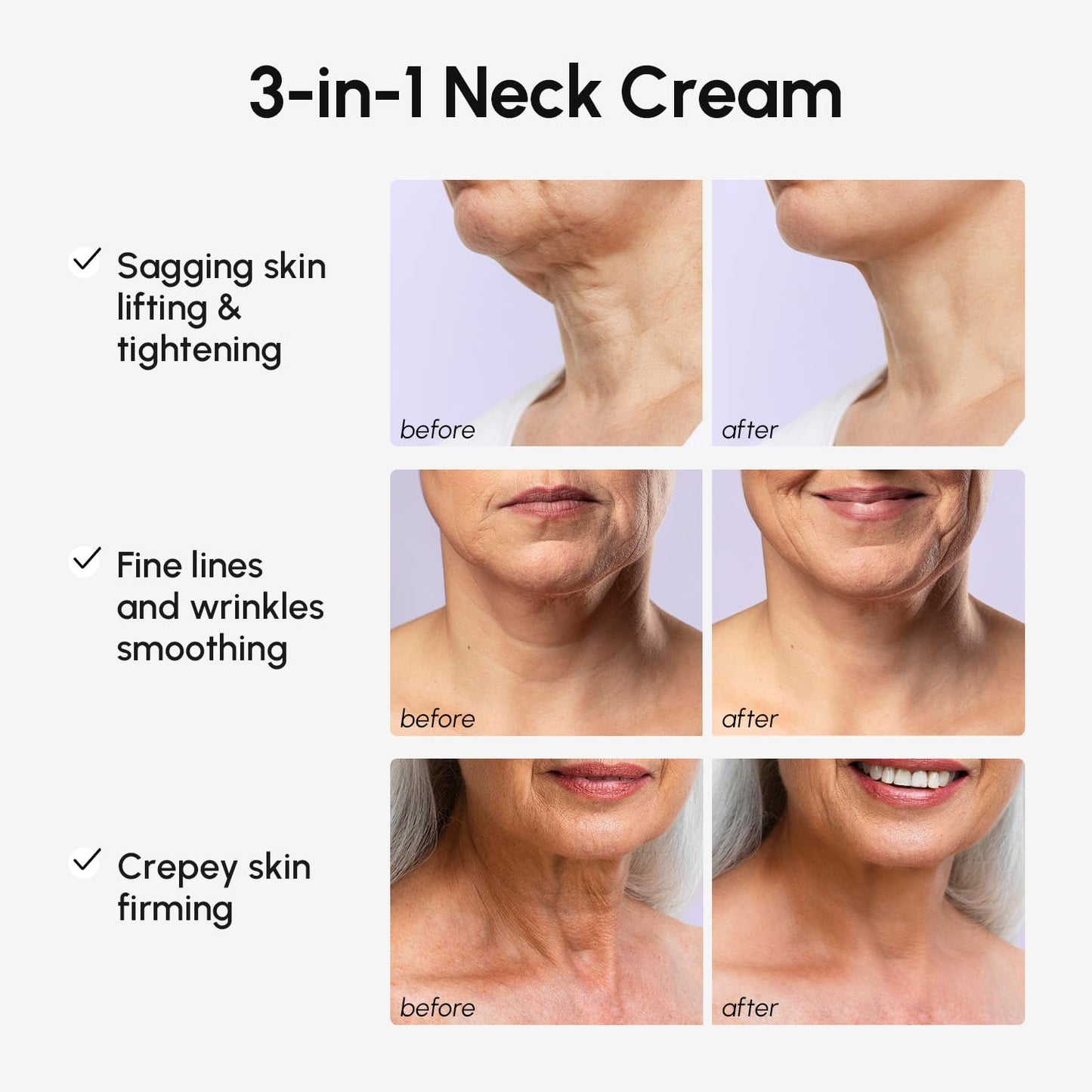MAREE Neck Cream with Face Roller - Neck Creams For Tightening and Firming - Pro Retinol & AH-8 Firming Neck Cream Roller - Face Double Chin Wrinkle Beauty and Personal Care MAREE