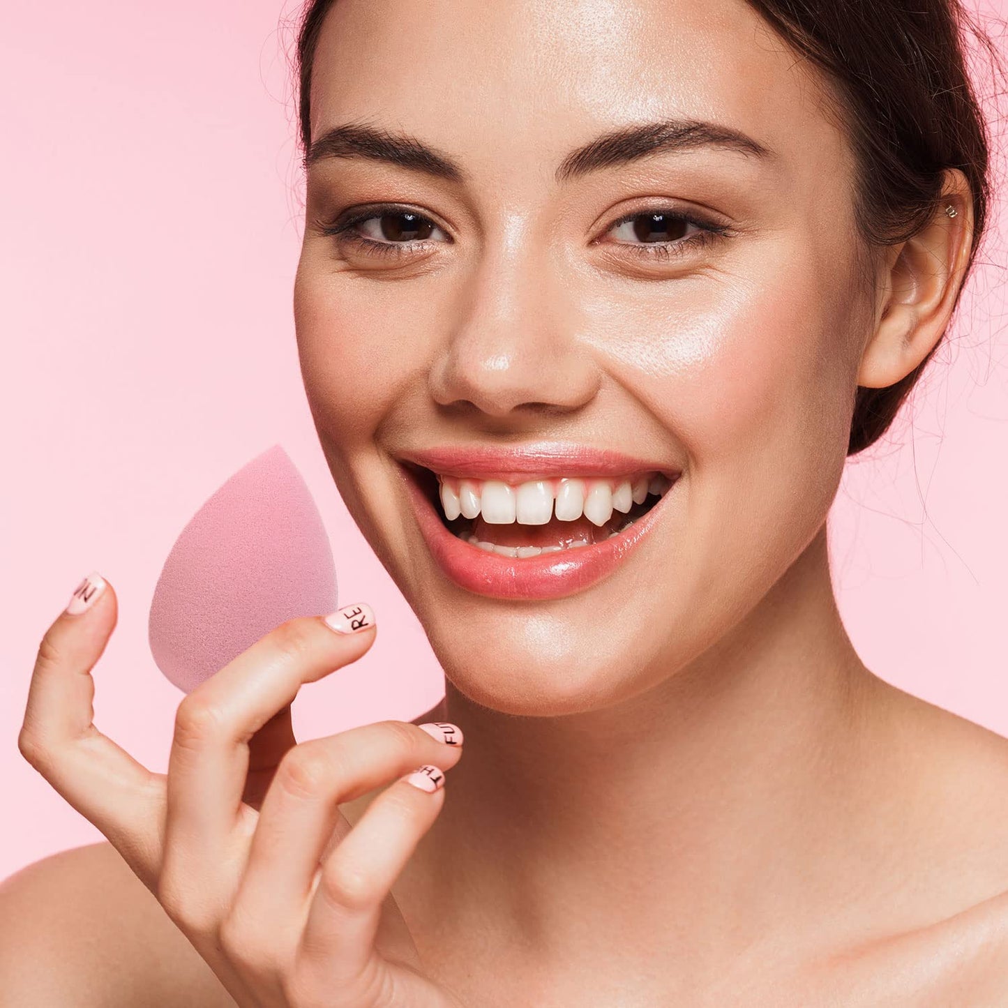 AOA Studio Collection Makeup Mochi Sponge Set Makeup Blender Latex Free and High-definition Set of 6 Makeup Blender For Powder Cream and Liquid Wonder