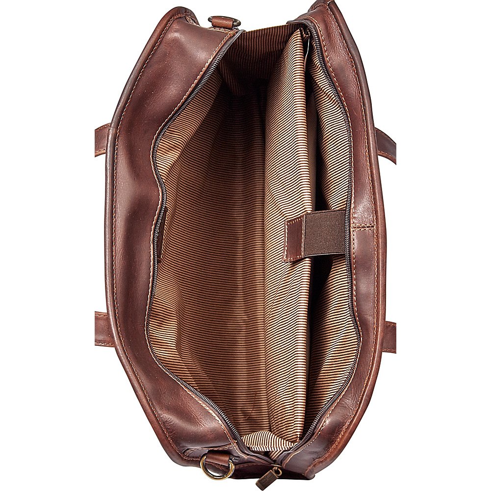 Claire Chase Legendary Professional Briefcase, Dark Brown, One Size