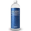 Ancient Minerals Magnesium Oil Refill Bottle, high Concentration Topical Genuine Zechstein Magnesium Chloride Topical Magnesium (33oz)