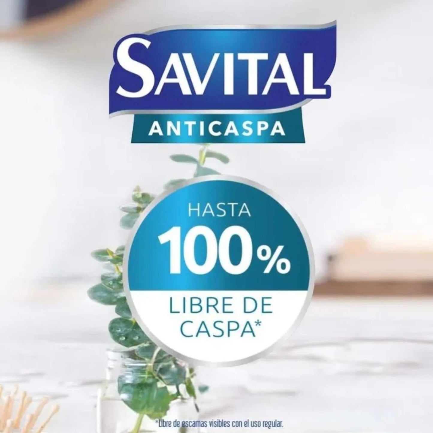 Yahve Savital Refreshing Shampoo Set - Mint & Herbal Inspired Formula - Family Size - 17.3 fl oz Each - Pack of 2