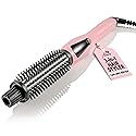 Alure Heated Styling Brush - 3-in-1 Ionic Hair Curler/Straightener with Anti-Scald Nylon Bristles, Electric Curl Wand for All Hair Types, Ideal as a