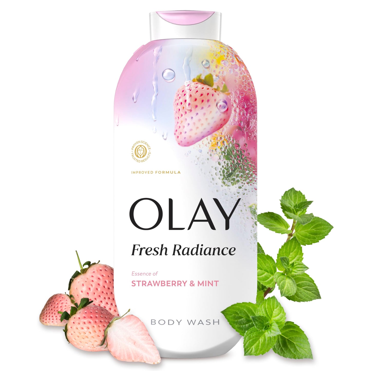 Olay Body Wash for Women, Fresh Radiance, 24/7 Skin-Loving Freshness, Visibly Radiant, Plant Based Cleansers, Vitamin B3 & Antioxidant Blend, For All Beauty and Personal Care Olay Default Title