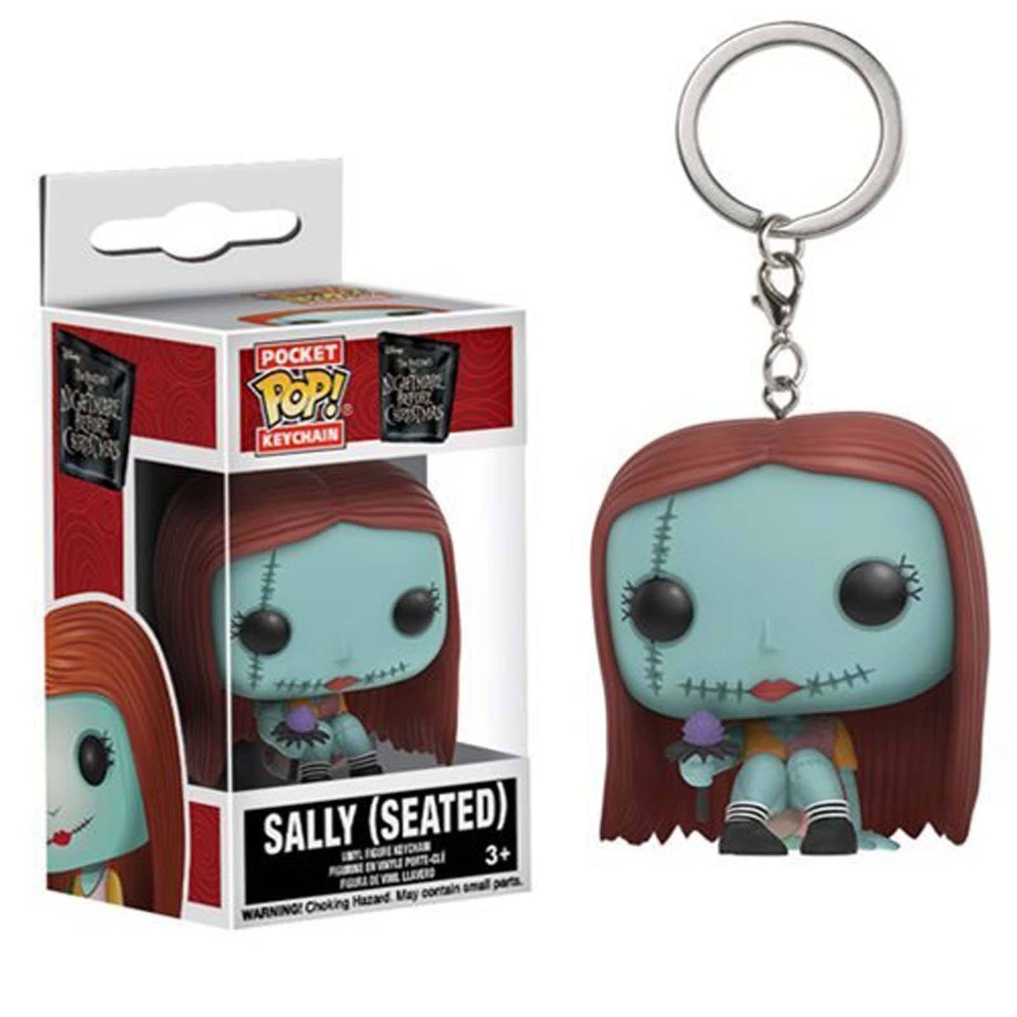 Nightmare Before Christmas Pocket Pop! Keychain Sally (Seated)