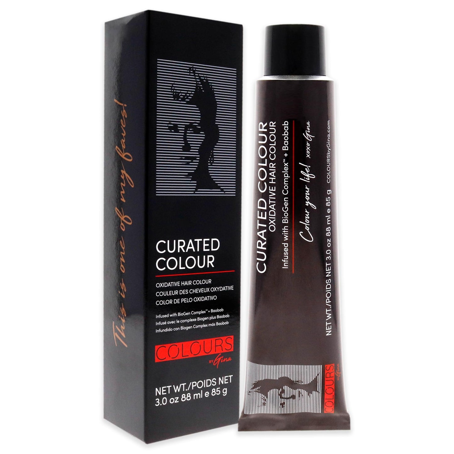 Colours By Gina Curated Colour - 6.0-6N Dark Natural Blonde by Colours By Gina for Unisex - 3 oz Hair Color