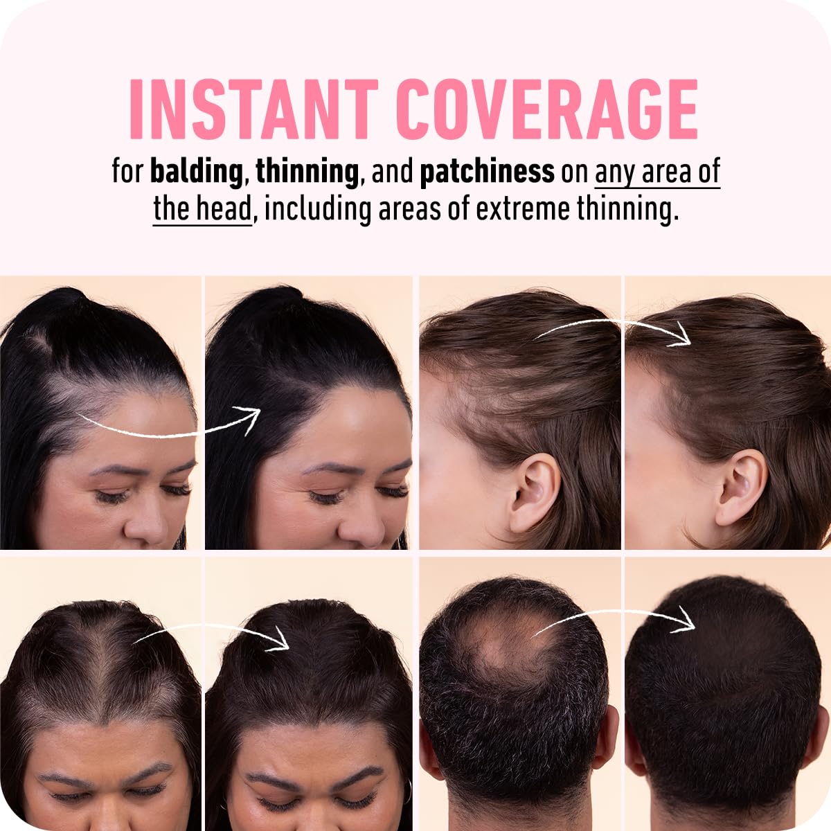 BOLDIFY Hairline Powder - Water-Resistant Root Touch Up Hair Color for Gray Coverage - 24-Hour Stain-Proof, Mess-Free Hair Powder for Thinning Hair Beauty and Personal Care Boldify