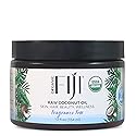 Organic Fiji Cold Pressed Coconut Oil Extra Virgin, Fragrance-Free for Hair, Skin, Face & Body Natural Moisturizer & Massage Oil for Women, Men & Baby