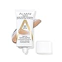 Almay Anti-Aging Foundation, Smart Shade Face Makeup with Hyaluronic Acid, Niacinamide, Vitamin C & E, Hypoallergenic-Fragrance Free, 200 Light