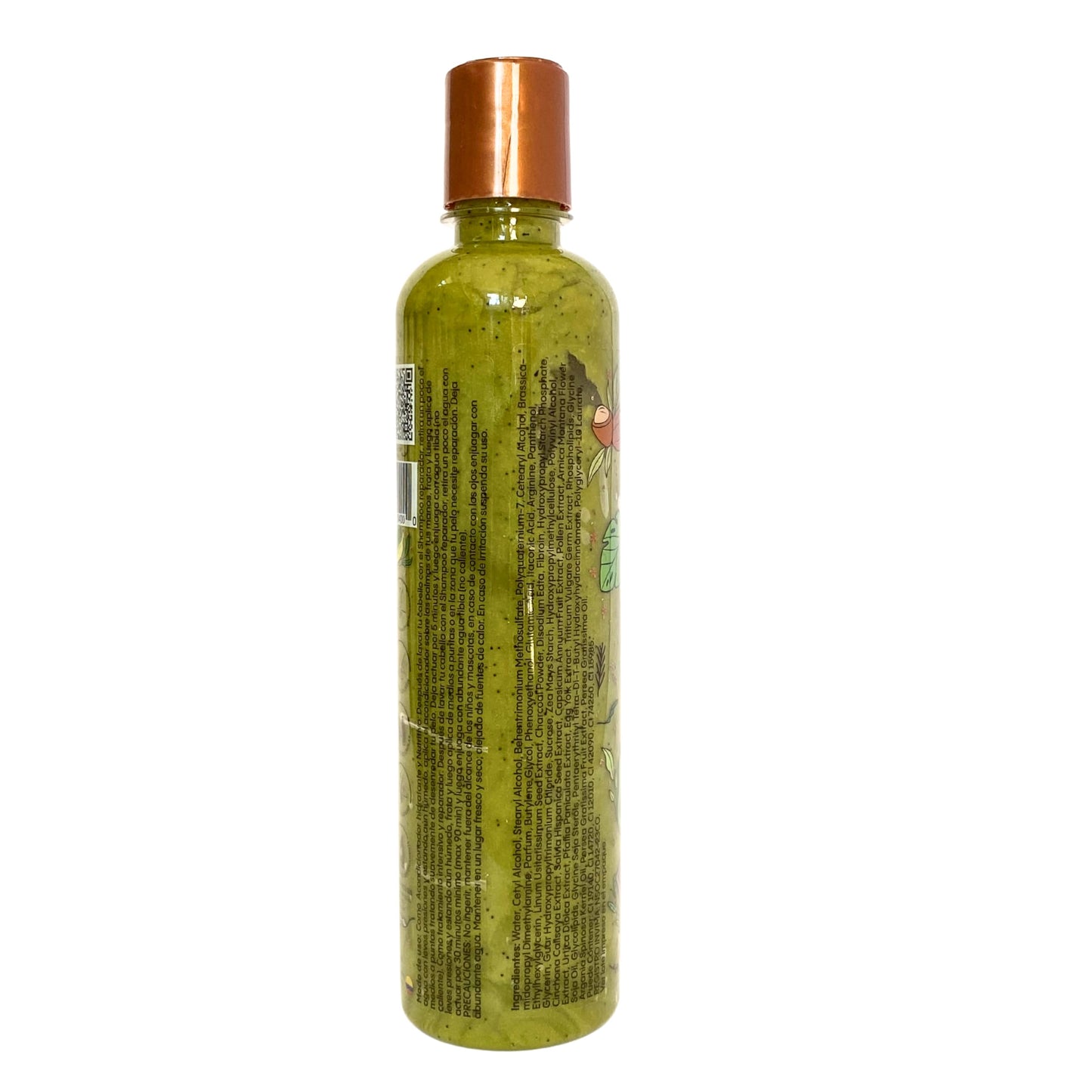 Ritual Botanico Tratamiento Natural Intensivo Plex con Banana, Aguacate y Argan,Sin Dimethicone ni silicon 400 ml., green