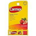 Carmex Click-Stick Moisturizing Lip Balm SPF 15 Strawberry 0.15 oz (Pack of 2)
