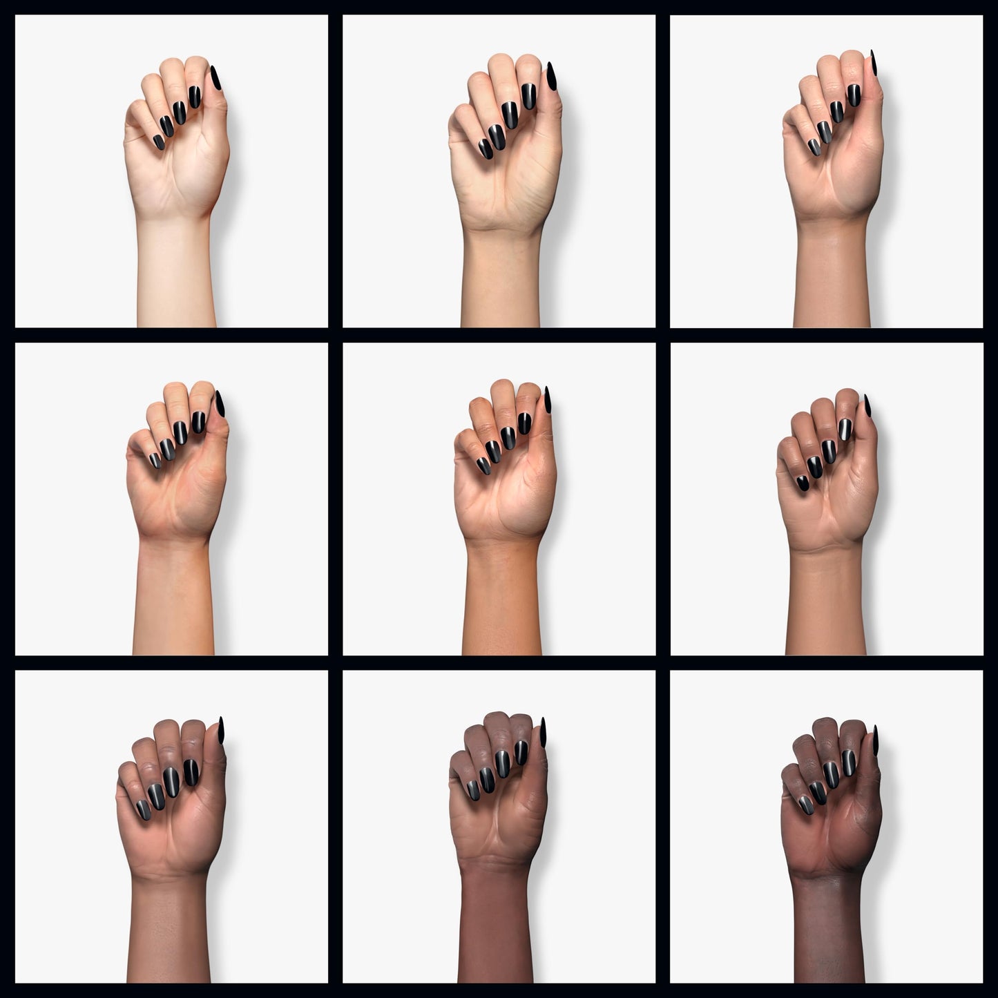 Sally Hansen Complete Salon Manicure Nail Polish | Multi-Benefit Nail Color | Strengthening Keratin Formula | 403 Hooked On Onyx