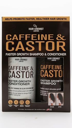 Hair Chemist Caffeine & Castor Faster Growth Shampoo & Conditioner