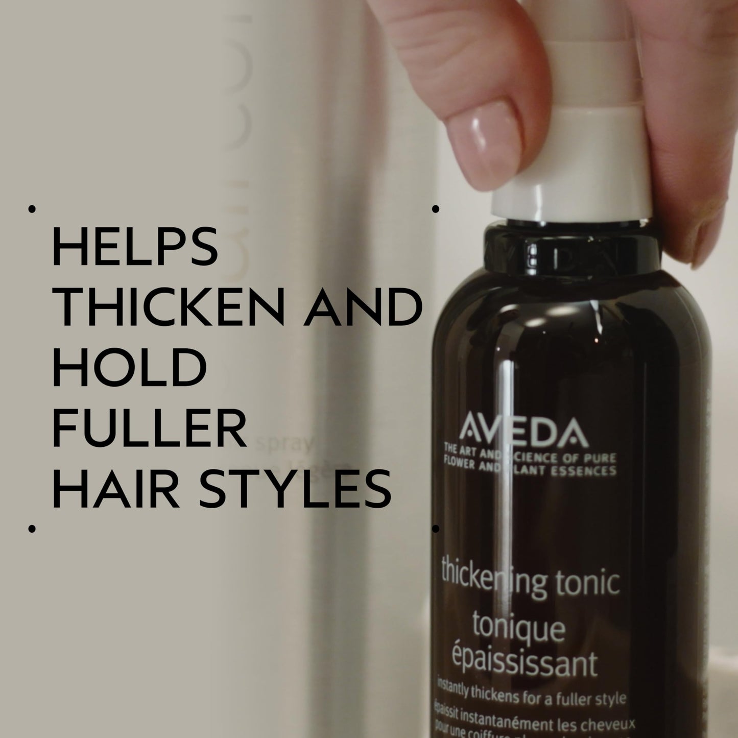 Aveda Thickening Tonic | Instantly Thickens Hair | Spray for Thin and Fine Hair | with Wheat, Corn, and Certified Organic Amla | 96% Naturally Beauty and Personal Care Aveda