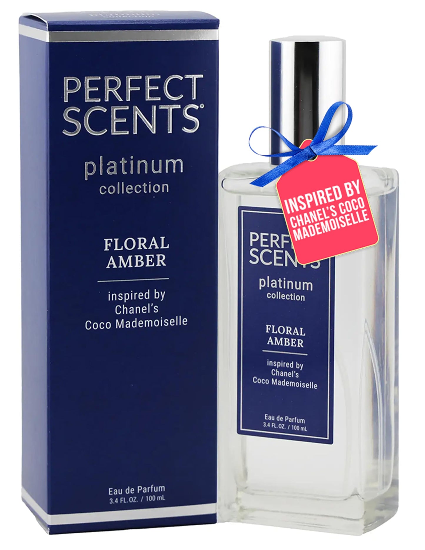 Perfect Scents Fragrances | Inspired by Chanel’s Coco Mademoiselle | Platinum Collection | Floral Amber | Women’s Eau de Parfum | Vegan, Paraben