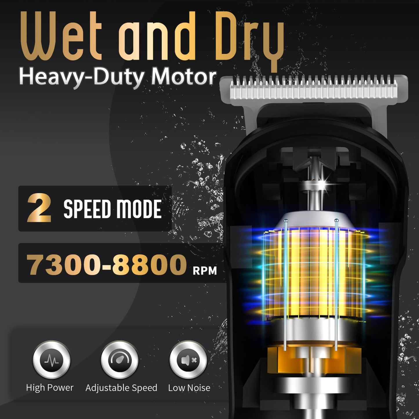 Ufree Beard Trimmer for Men, Waterproof Electric Razor, Grooming Kit Beauty and Personal Care Ufree