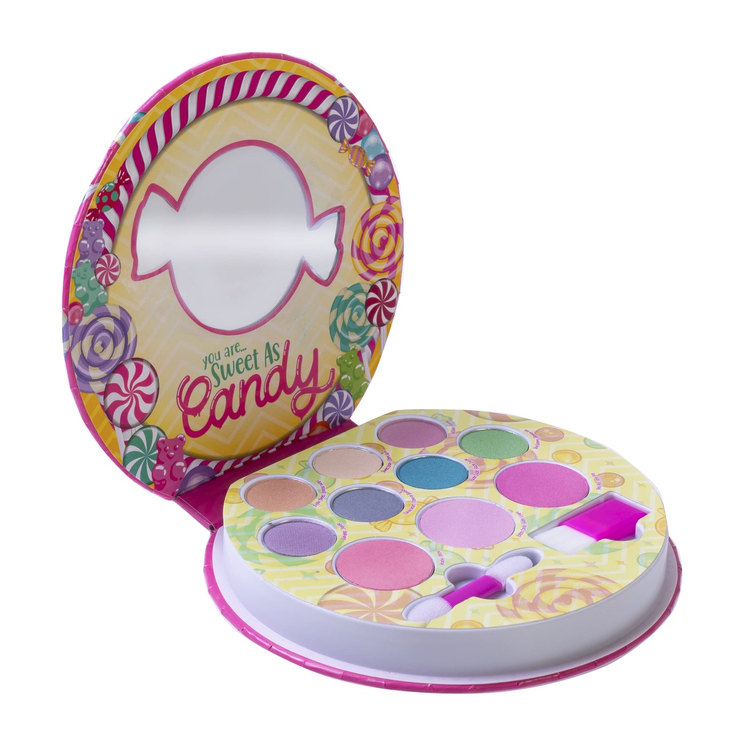 Lip Smacker Sparkle & Shine Eyeshadow Makeup Palette, Sweet as Candy Shimmer | Christmas Make Up Collection | Holiday Present | Gift for Girls Beauty and Personal Care Lip Smacker