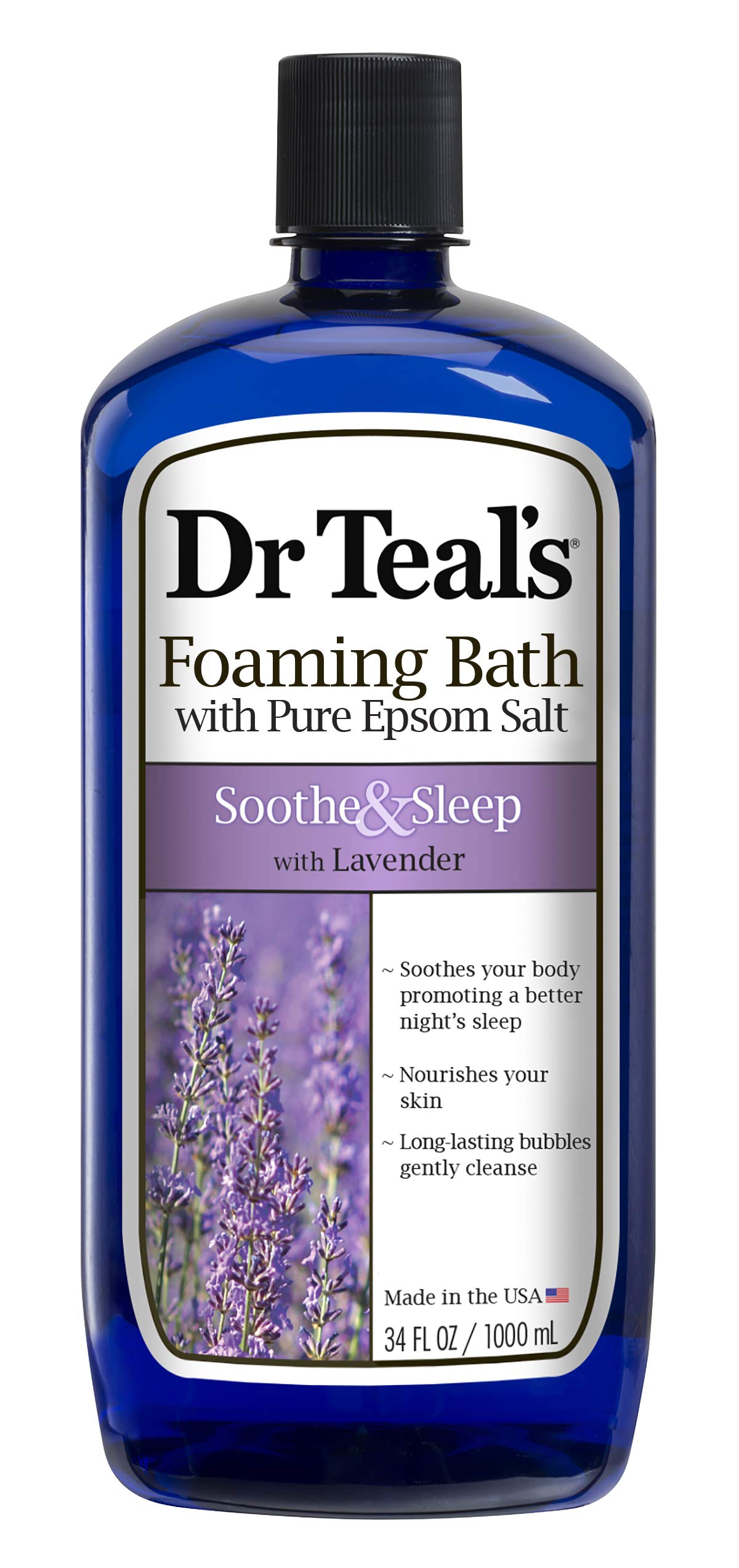 Dr. Teal's Foaming Bath, Lavender, 34 Ounce (Pack of 3)