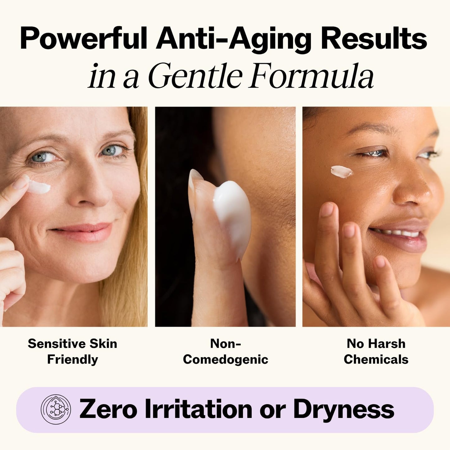 LilyAna Naturals Eye Cream for Dark Circles and Puffiness, Under Eye Cream for Wrinkles and Bags, Anti Aging - helps Improve Dryness; for Sensitive