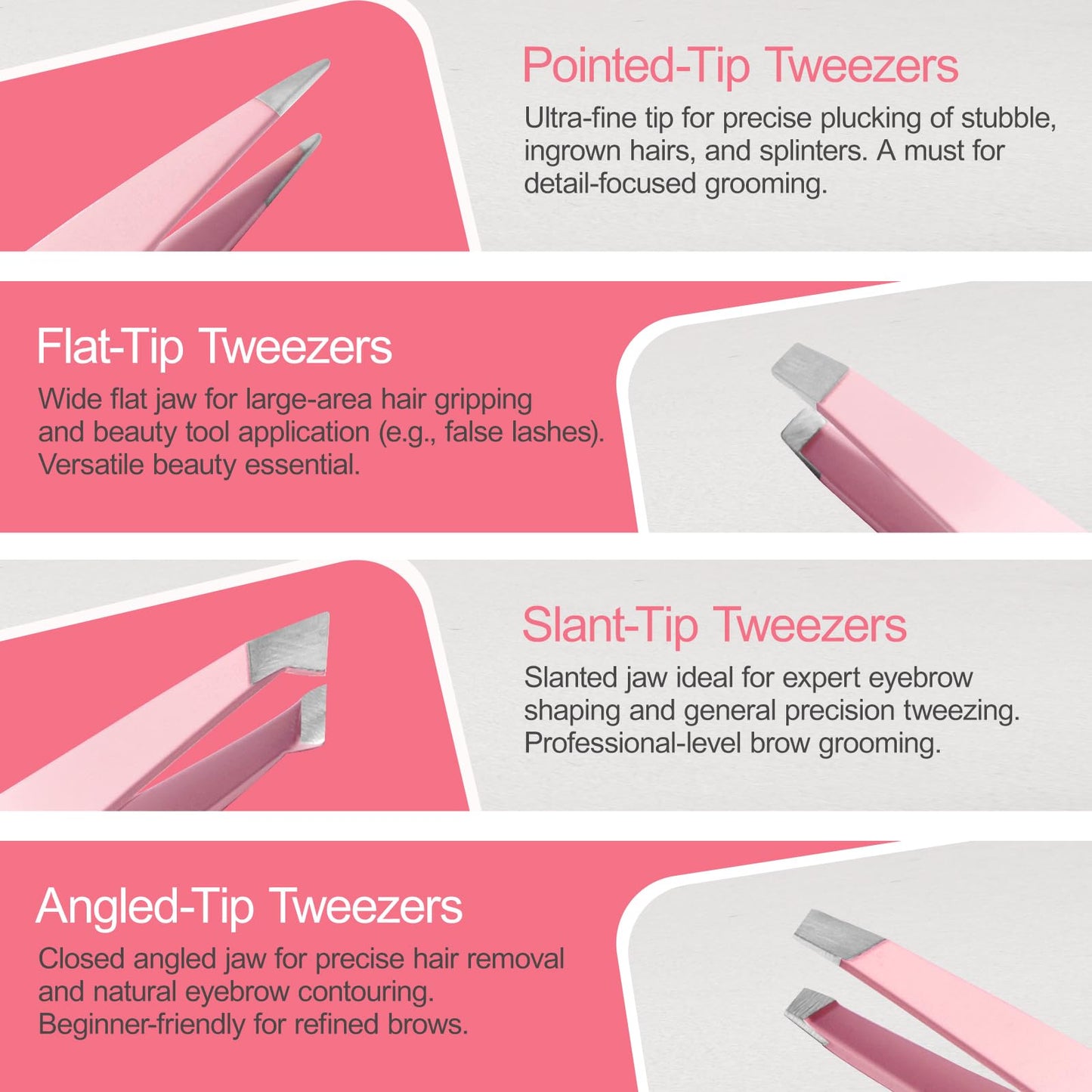 Eyebrow Kit, 17 in 1 Tweezers for Women Facial Hair, Hair Scissors with Comb, Eyebrow Trimmer, Brow Brushes, Hair Tools Travel Bag, Professional Beauty and Personal Care NXPPYY
