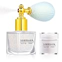 Body Glitter Spray, White Glitter Spray for Hair and Body, Include 1 Jar of Refills