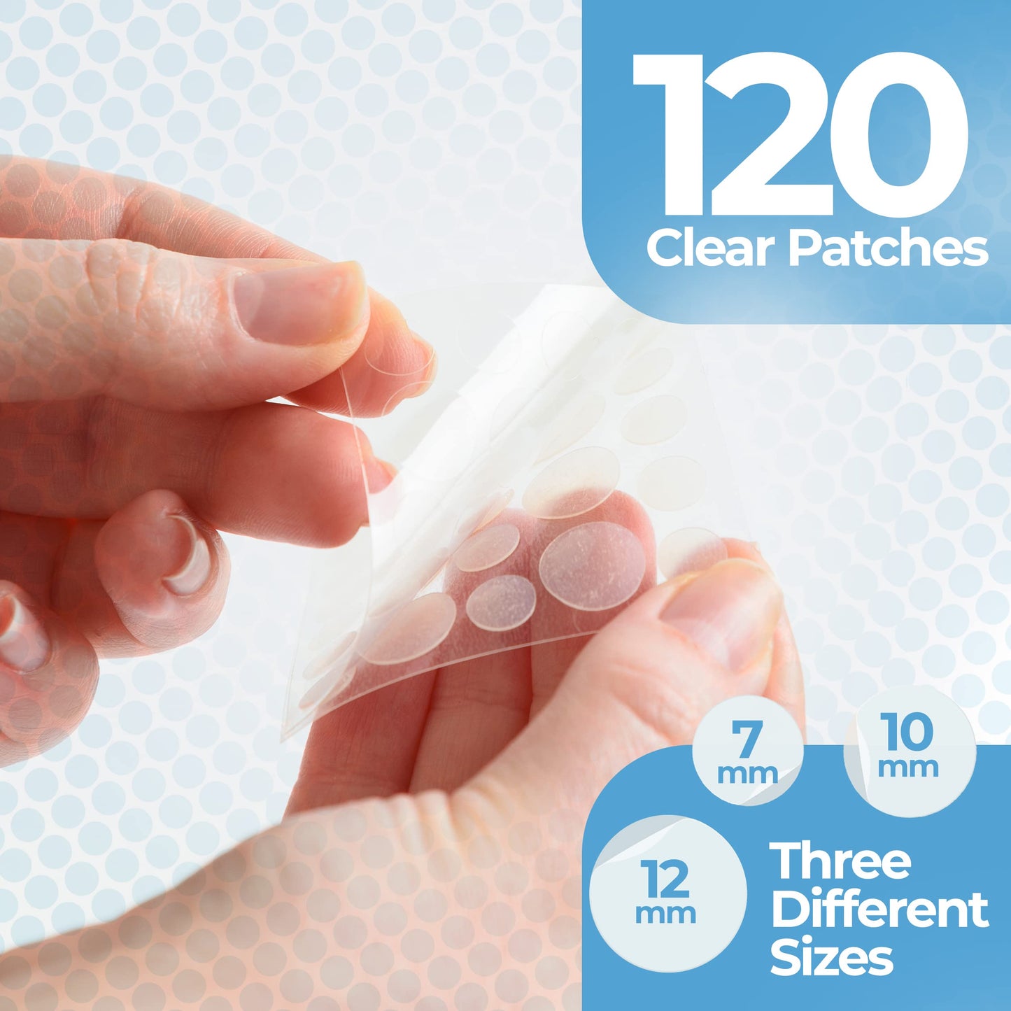 Pimple Patches for Face (120 Pack), Hydrocolloid Patch with Tea Tree Oil - Pimple Patch Zit Patch and Pimple Stickers - Hydrocolloid Acne Patches
