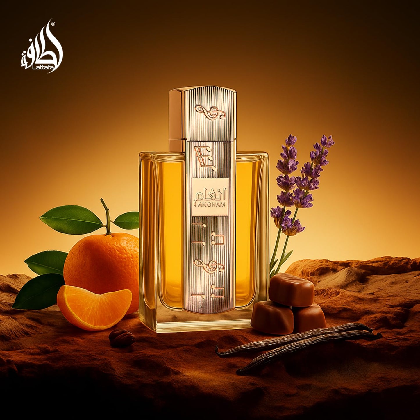 Lattafa Angham - Citrus, Lavender, Musk, Amber, Vanilla - Eau de Parfum Long-Lasting Fragrance for Unisex, 3.40 Ounce / 100 ml Beauty and Personal Care Lattafa