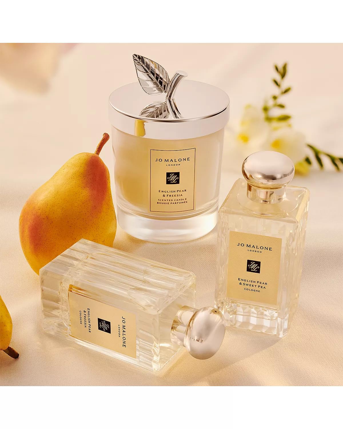 Jo Malone English Pear & Sweet Pea Cologne Eau de Cologen Spray for Unisex, 3.4 Ounce