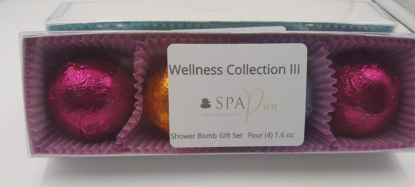 SPA PURE Wellness Collection III Aromatherapy - Fizzing Shower Bombs by Spa Pure Naturals
