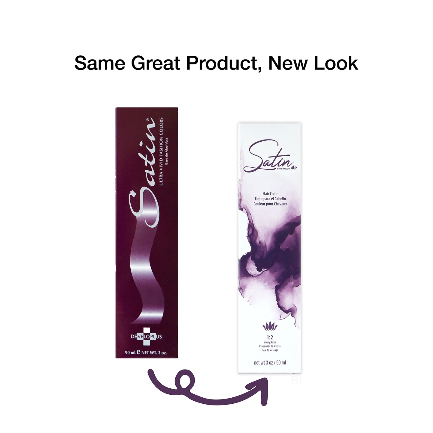 Satin Hair Color - ultra vivid fashion colors - 5N