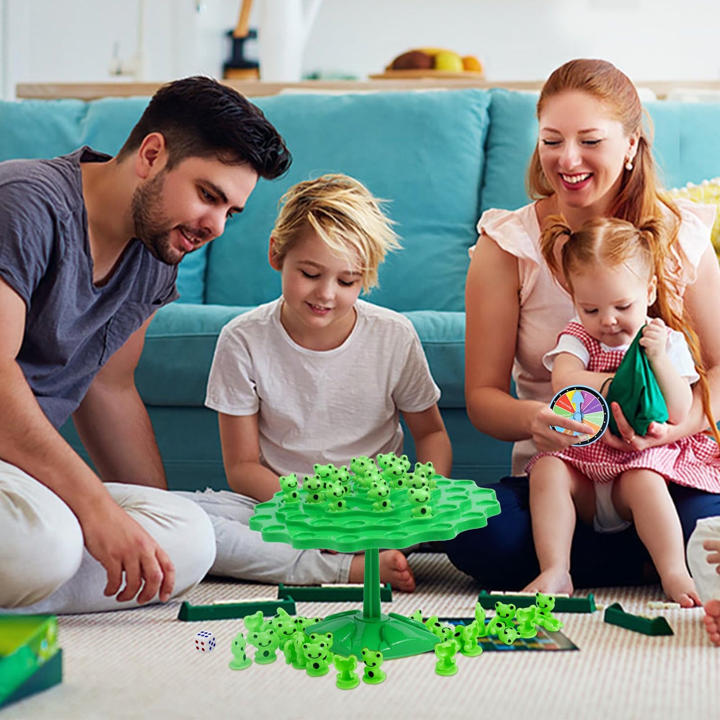 rytopt Frog Balance Game – 2-Player Interactive Tabletop Puzzle & Family Board Game for Kids Ages 4-12, Birthday Gift Toy