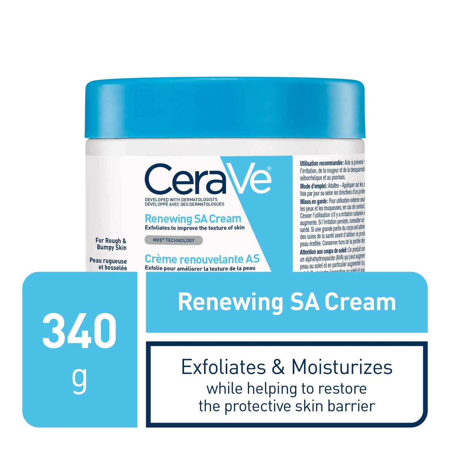 CeraVe SA Cream for Rough & Bumpy Skin 12 Ounce