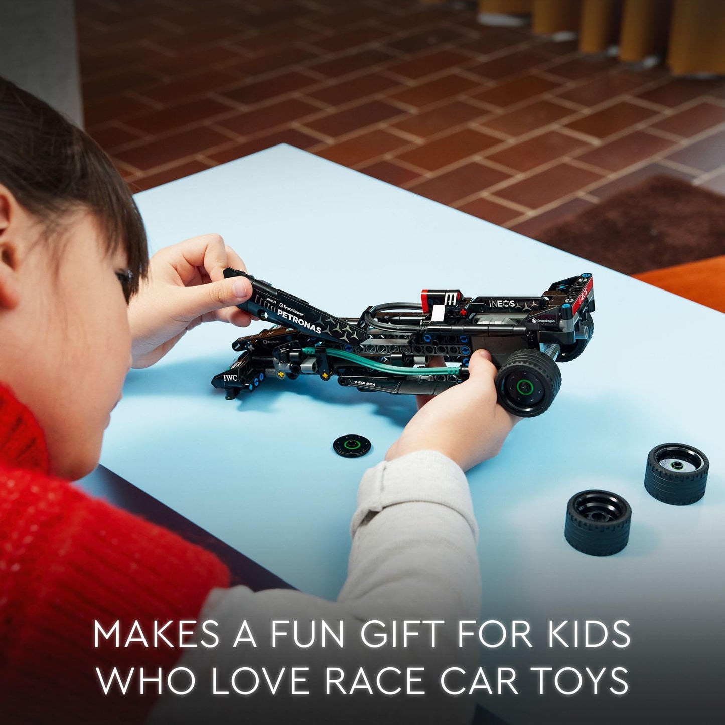 LEGO Technic Mercedes-AMG F1 W14 E Performance Pull-Back Car 42165, Race Car Building Toy for Kids Ages 7+, Gift for Boys & Girls