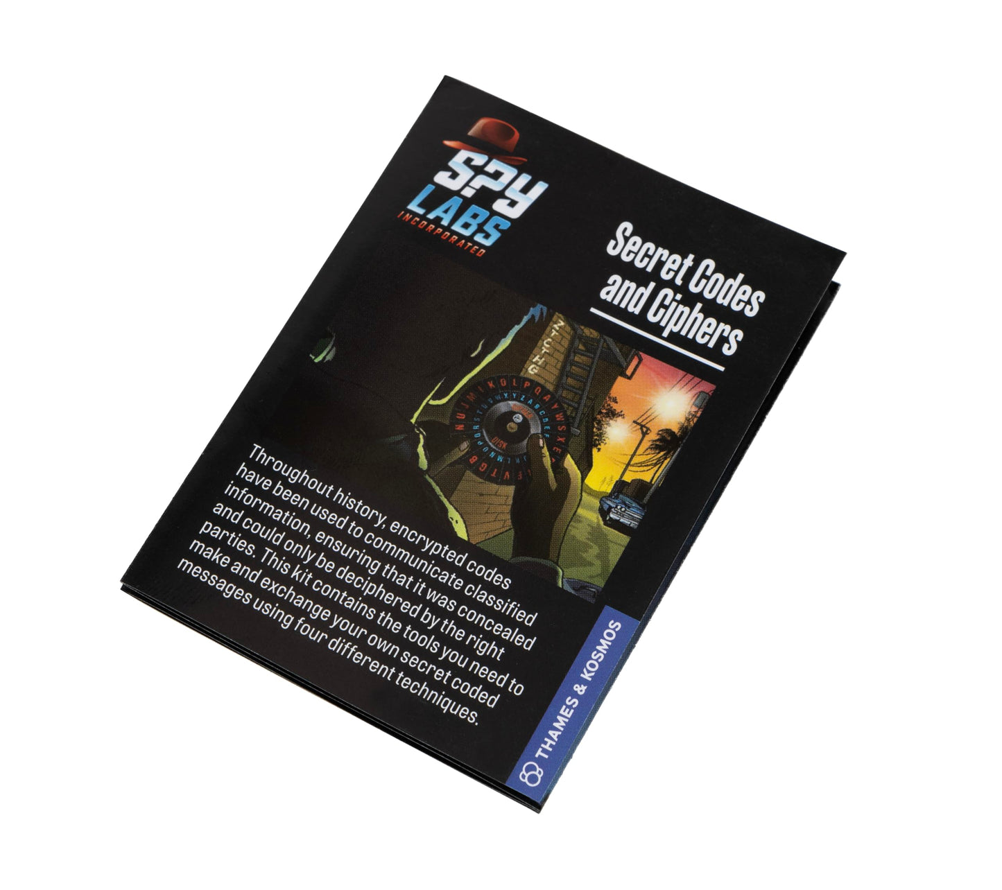 Thames & Kosmos Spy Labs Secret Codes & Ciphers Kit – Learn to Create & Exchange Coded Messages with Detective Tools for Young Investigators
