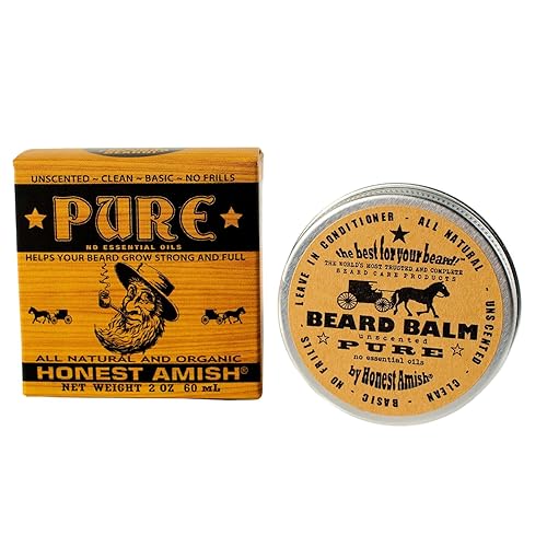 Honest Amish Beard Balm - New Large 4 Ounce Twist Tin