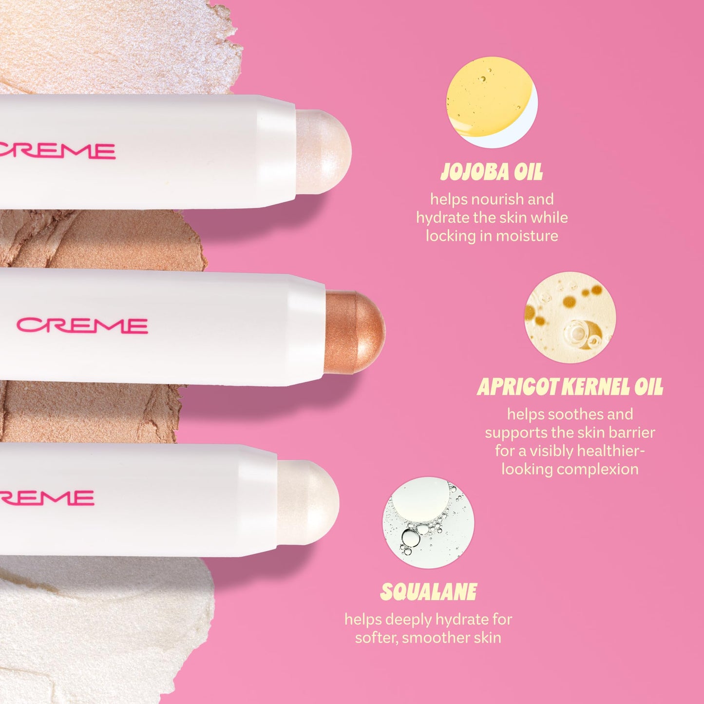 The Crème Shop Aura Glow Stick Highlighter, Korean Makeup, Glowy Jumbo Stick for Radiant, Luminous Skin, Glass Skin- Holo Haze