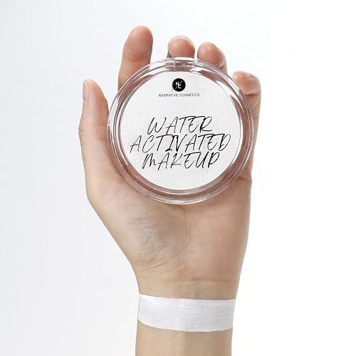 Narrative Cosmetics Water-Activated Face & Body Paint - Highly Pigmented, Long-Lasting Face & Body Paint for SFX, Cosplay, and Artistic Makeup