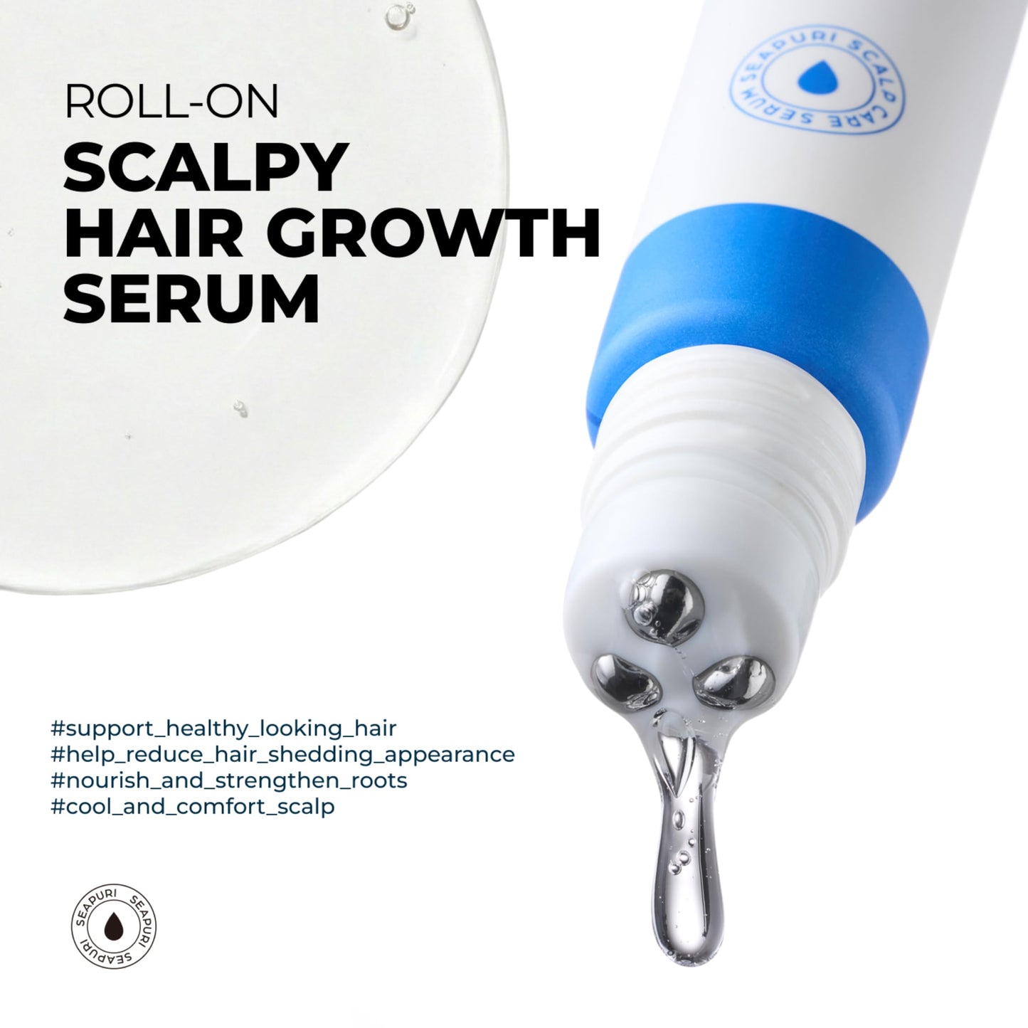 Seapuri Scalpy Hair Growth Serum for Men & Women for Hair Loss & Regrowth | Scalp Treatment with Salicylic Acid, Menthol, Dexpanthenol | Non-Greasy Beauty and Personal Care Seapuri