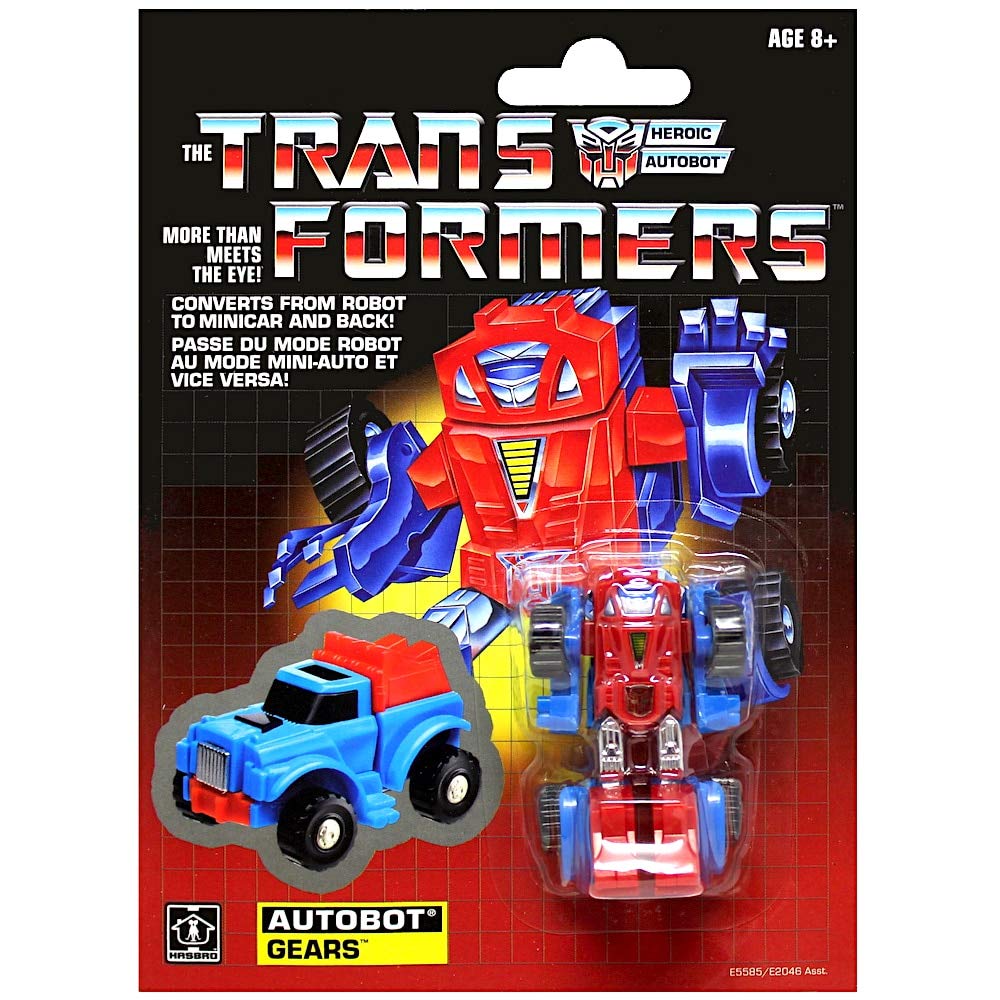 Transformers Autobot Gears Retro Mini Action Figure 3 Exclusive