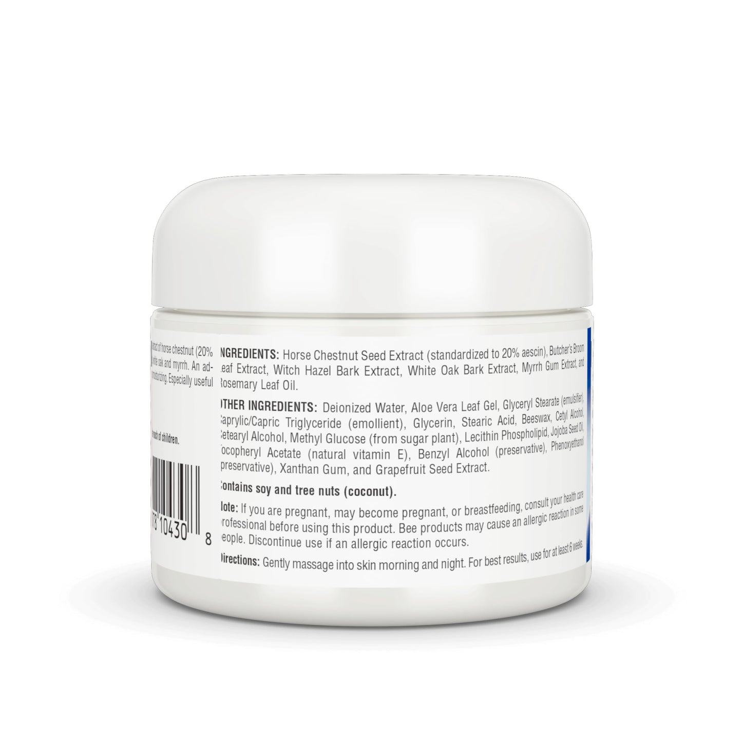 Planetary Herbals Horse Chestnut Cream - Tonifier for Tissues and Vein Appearance - 2 oz