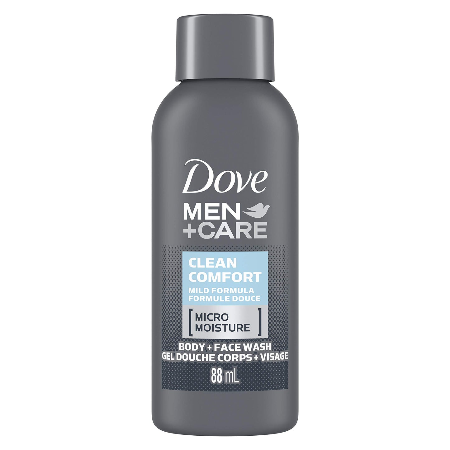 Dove Men+Care Body and Face Wash for Healthier and Stronger Skin Clean Comfort Effectively Washes Away Bacteria While Nourishing Your Skin 3 oz, 24