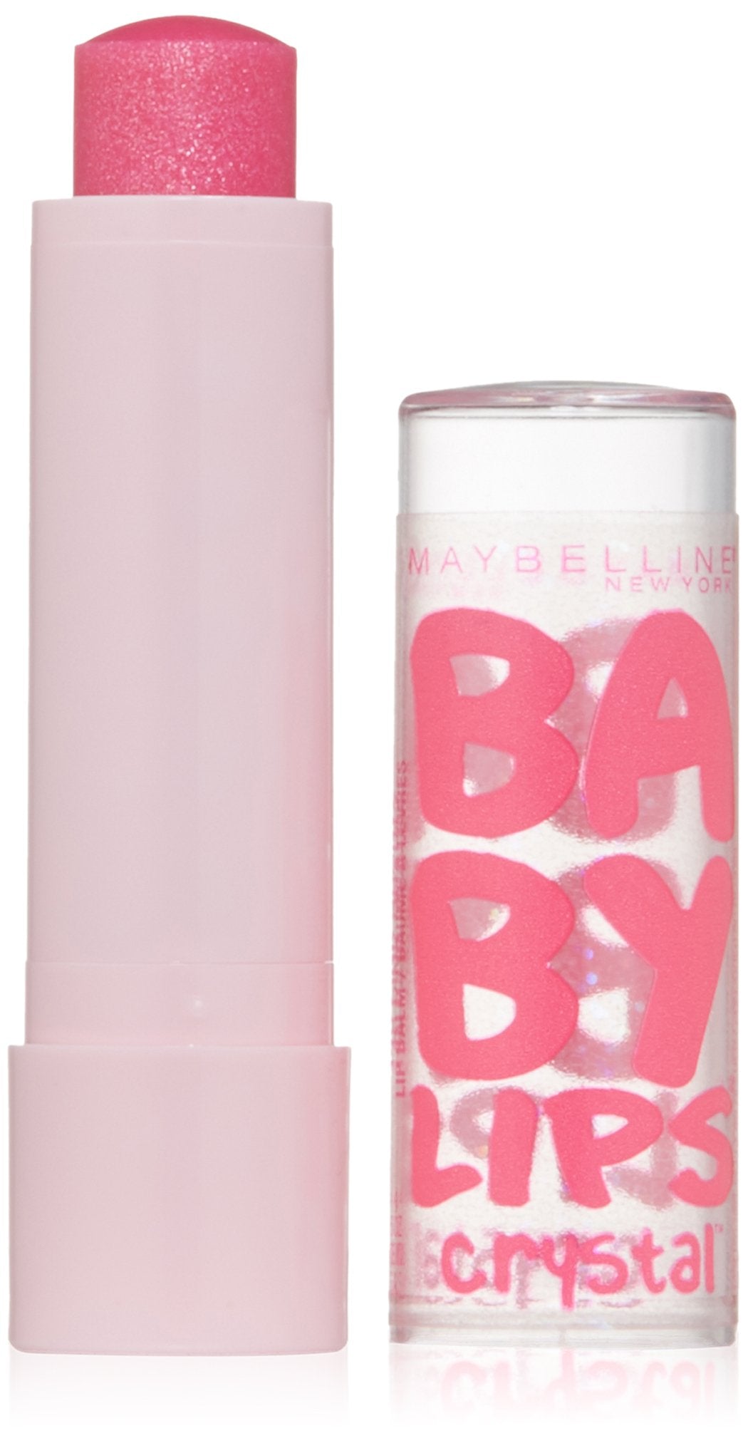 Maybelline New York Baby Lips Crystal Lip Balm, Pink Quartz, 0.15 Ounce