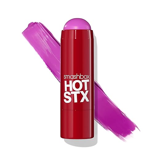 Smashbox Hot STX Blush Stick | Creamy, Blendable Blush Stick with High Pigment Color + Dew Finish, Ultra Violet, 0.17 Ounce