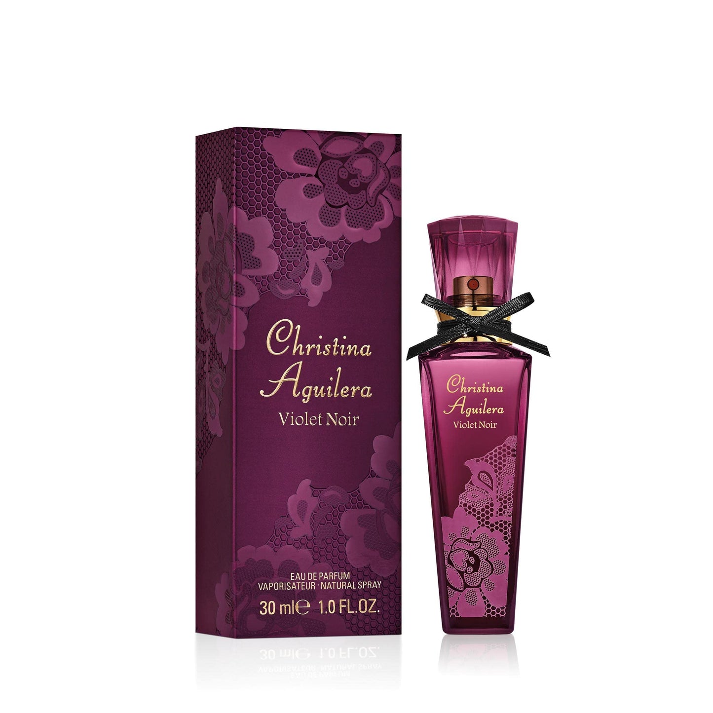 Christina Aguilera Violet Noir, Perfume for Women, Eau de Parfum Spray, 1.0 fl. oz.