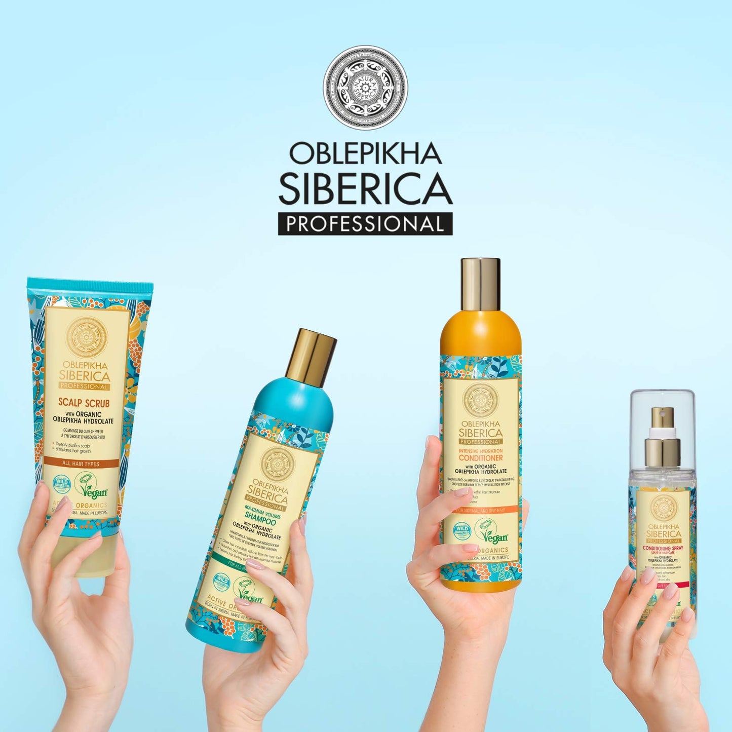 Natura Siberica Oblepikha Sea Buckthorn Scrub for Scalp Sea Buckthorn Oil 200ml