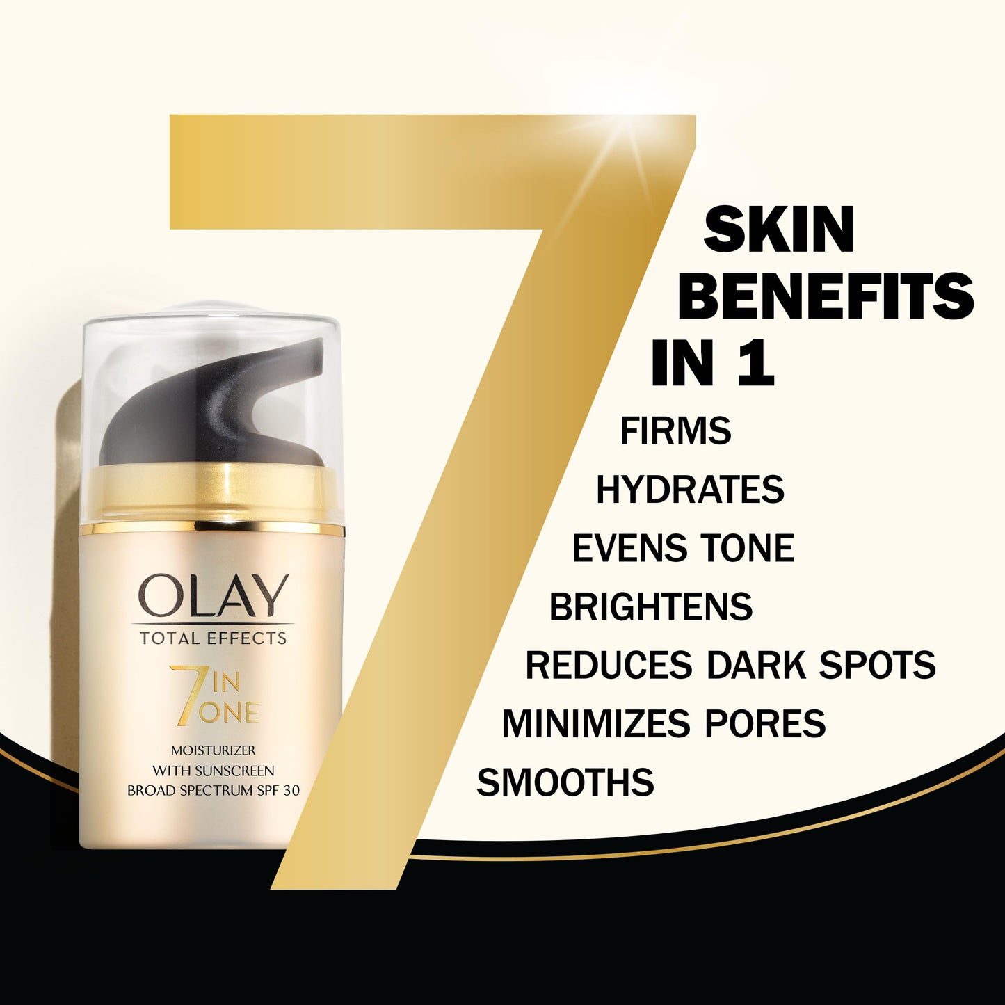 Olay Facial Moisturizing Lotion SPF 30 Total Effects for Dry Skin, 7 Benefits including Minimize Pores, Anti-Aging, 1.7 oz Beauty and Personal Care Olay